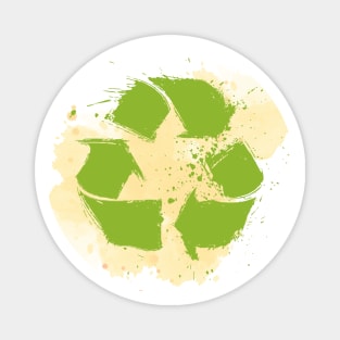 America Recycles Day green design Magnet